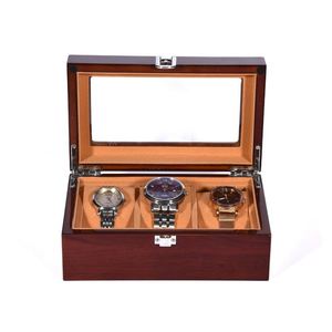 Caja de Madera para Relojes con Ventana Transparente de Lujo, con 3, 6, 8, 12, 18 o 24 Ranuras para Exhibición - Product Image 2