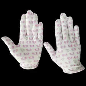2021 New Design Silk Screen Printing Multi Color Pattern SPA Moisturizing Fashion Sleep Gloves