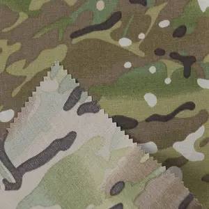Camouflage Mil Spec 500 Denier Nylon Water Repellent Fabrics 58 In Wide MC Vest Backpack Fabric
