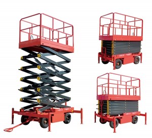 Plataforma Elevadora Móvil No Autopropulsada de 5m 8m 11m 12m 14m 20m de Altura, Elevador de Tijera Eléctrico Hidráulico de 500kg - Product Image 1