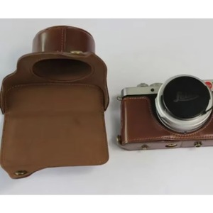 ตัวอย่างฟรี กระเป๋ากล้องหนัง PU สำหรับ Leica D-LUX7 D-LUX 7 LUX7 พร้อมช่องใส่แบตเตอรี่ - Product Image 4