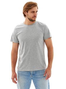 Camiseta Básica de Cuello Redondo para Hombre, 100% Algodón, 30/1, Ligera, Transpirable, para Uso Diario, Fabricación OEM ODM - Product Image 4