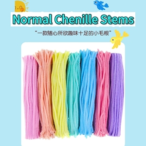 Lote de 100 Hastes de <span class=keywords><strong>Chenille</strong></span> Coloridas Limpadores de Cachimbo Artesanais Hastes de <span class=keywords><strong>Chenille</strong></span> para Bricolagem - Product Image 3
