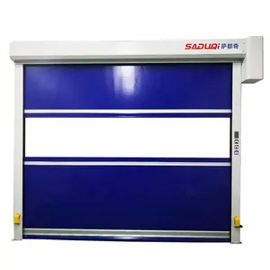 Manuelle Fernbedienung Industrie PVC Rollladen Automatische Tür mit anpassbaren Farben Hochwertige schnelle Tür