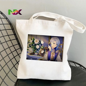 Bolsa de Hombro de Lona con Estampado de Anime de Genshin Impact, <span class=keywords><strong>Kamisato</strong></span> <span class=keywords><strong>Ayato</strong></span> Yashiro Commissioner, Estilo Harajuku - Product Image 3