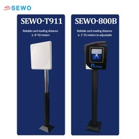 Système de stationnement de lecteur UHF RFID longue Distance SEWO pour la gestion de contrôle d'accès de parkings de moto de voiture