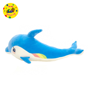 Chất Lượng Cao Dễ Thương Tùy Chỉnh Siêu Mềm Thú Nhồi Bông Động Vật Biển Gối Sang Trọng Cá Heo Đồ Chơi - Product Image 3