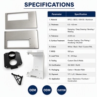 Custom Sheet Metal Stamping Parts Zinc Plated Powder Coated OEM for Automotive Truck Trailer Components