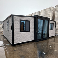 Maison conteneur préfabriquée complète et mobile sur mesure OEM, extensible 20 pieds 40 pieds, avec salle de bain, à vendre