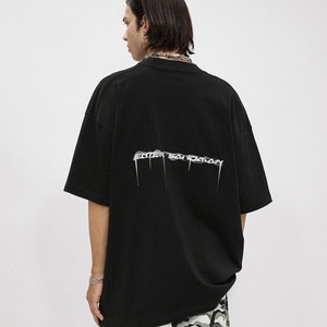 Camiseta de Verano para Hombre, Manga Corta, 100% Algodón, Gruesa, de Secado Rápido, Estampado Sólido, Serigrafía, Estilo Deportivo Informal, Personalizada - Product Image 6