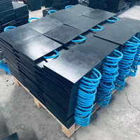 Plaques de stabilisation en polyéthylène UHMWPE pour grue, pompe à béton, support de jambe de stabilisateur de camping-car, patin de support de jambe