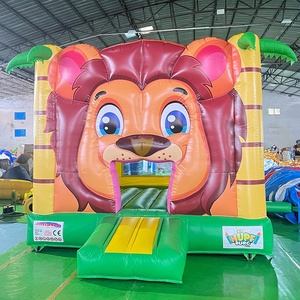 Castillo Inflable Económico para Uso Doméstico, Centro <span class=keywords><strong>de</strong></span> Juegos Inflable <span class=keywords><strong>con</strong></span> Temática <span class=keywords><strong>de</strong></span> León, Brincolín Inflable - Product Image 1