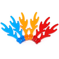 Bloques de construcción de plástico para niños, juguete de ladrillos para armar linterna de coral, de diferentes colores