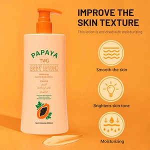 TWG RTS Gommage Corps à la Papaye Gel Douche Blanchissant Lait Corps Lissant Nourrissant Exfoliant Hydratant Set de Soins Corporels à la Papaye - Product Image 4