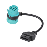 Cables personalizados J1939 9 pines a OBD OBD2 J1962 12-24V conector arnés de cableado de automóvil