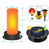 Lampe à flamme vacillante LED solaire Znicz, étanche IP65, lumière de cimetière extérieure