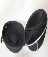 Sac de protection pour casque de moto à fermeture éclair dure EVA imperméable avec poignée et LOGO