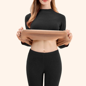 Intimo termico da <span class=keywords><strong>donna</strong></span> all'ingrosso, molto venduto, abbigliamento invernale e autunnale a maniche lunghe, pantaloni autunnali indossabili anche fuori casa - Product Image 3