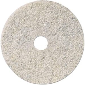 Tampons de nettoyage pour sols en fibres naturelles ultra-rapides 21 pouces Boardwalk 4021NAT - Product Image 1