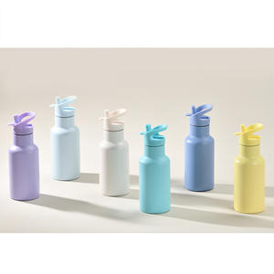 Customized 350ml Double Wall Cup 304 Stainless Steel <b>Insulated</b> Water <b>Bottle</b> <b>With</b> <b>Straws</b> - Product Image 3