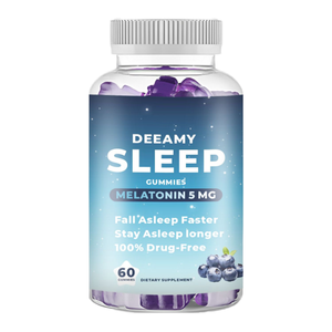 Gummies pour le sommeil à la <span class=keywords><strong>mélatonine</strong></span> <span class=keywords><strong>5</strong></span> <span class=keywords><strong>MG</strong></span>, pour s'endormir plus rapidement et mieux dormir plus longtemps, 100% sans médicament - Product Image 1