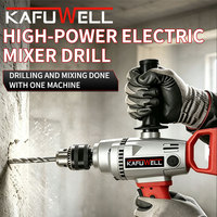 Perceuse à percussion électrique KAFUWELL PA5691 16mm 1100W 1000 tr/min, vitesse variable, couple maximal 80 Nm, boîtier en aluminium moulé sous pression, accessoire