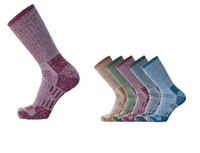 Chaussettes unisexes en laine mérinos de haute qualité, résistantes à l'usure, épaisses et chaudes, pour la randonnée et le sport, tricotées sur mesure