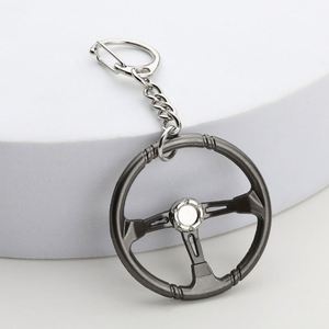 Hot Selling Racing Steering Wheel Metal <b>Key</b> <b>Chain</b> Creative Model for Muscle Cars Personalized Parts with KeyChain Design - Product Image 5