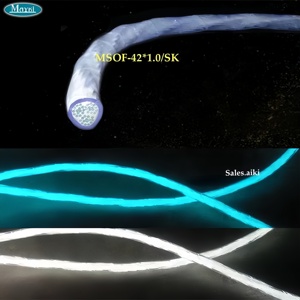 Iluminación Lineal Perimetral para Piscinas RGBW Multicolor, Fibra Óptica Plástica con Brillo Lateral para Borde de Piscina - Product Image 4