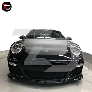 Оптовая продажа, комплект широкого корпуса FRP LB для Carrera 997 Turbo, передний бампер, задний бампер, крыло, крыло, вспышки