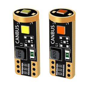 Luz LED CANBUS T10 3SMD 3030 W5W 12-30V DC Nueva Luz Roja de Techo, Mapa, Maletero, Marcador Lateral y Estacionamiento para Coches (Modificación/Actualización) - Product Image 1