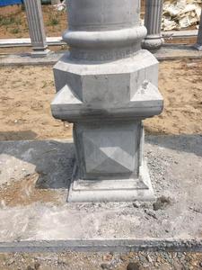 Decorative Concrete <strong>Column</strong> Mounted Pedestal Pillar <strong>Base</strong> Mold - Product Image 5