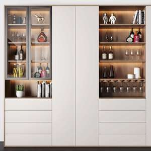 Meuble de rangement moderne de luxe en bois MDF pour la maison, salon, salle à manger, bar à domicile, chambre à coucher, meubles pour hôtels - Product Image 1