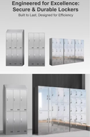 Armoire de rangement polyvalente et personnalisable en acier inoxydable avec tiroirs, étagère à chaussures et organiseur de cravates
