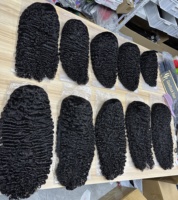 Perruques bouclées birmanes en cheveux vietnamiens bruts SDD, avec dentelle transparente HD 13x4 pour perruques