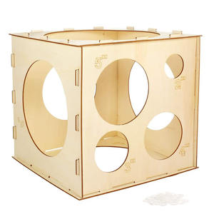 Ballon Arches Colonnes Ballon Taille Outil De Mesure Pliable Ballon En <span class=keywords><strong>Bois</strong></span> Sizer Boîte <span class=keywords><strong>Cube</strong></span> pour La Décoration - Product Image 5