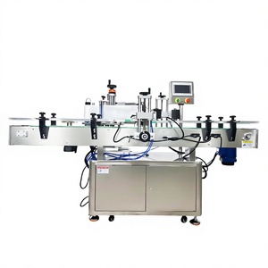 เครื่องติดฉลากขวดแก้วแบบอัตโนมัติประสิทธิภาพสูง ควบคุมด้วย PLC สำหรับขวดพลาสติกทรงกลม ขายดี - Product Image 1