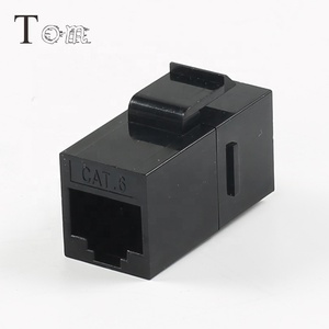 TOM-KJ-6 CAT5E/<span class=keywords><strong>CAT6</strong></span> RJ45 UTP Inline <span class=keywords><strong>Coupler</strong></span> 180 Độ Viễn Thông Thông Thông Tin Liên Lạc Keystone Jack Nữ <span class=keywords><strong>CAT6</strong></span> Inline <span class=keywords><strong>Coupler</strong></span> - Product Image 6