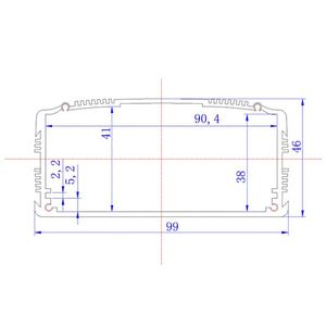High Precision Aluminum <b>Enclosure</b> Manufacturer ODM OEM Custom CNC Milling Machining Metal Amplifier Boxes Housing - Product Image 5