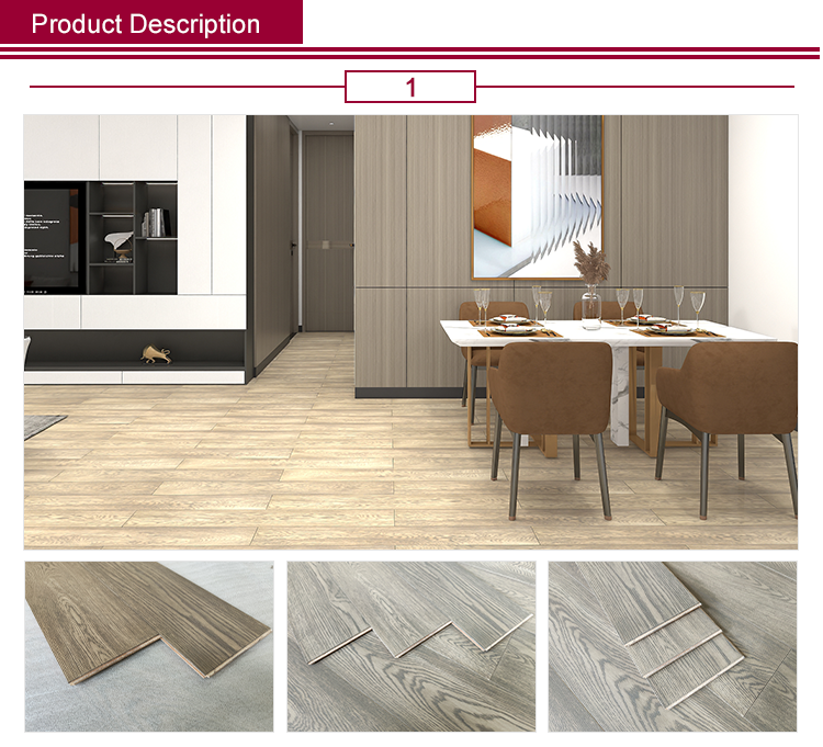 Engineered Oak Floor Hardwood Gradient Gray Commercial Home Decor Wood Flooring