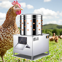 Plumeuse Commerciale Automatique Turbo Nouveau Modèle pour Volailles (Poulet, Canard, Oie) avec Moteur 220V – Équipement d'Abattage