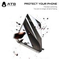 Protecteur d'écran anti-poussière ATB Installation facile Boîte magique pour iPhone 16 15 Pro Max HD Protecteur d'écran en verre trempé