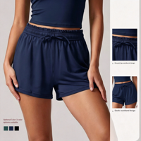 Shorts de cyclisme d'extérieur taille haute, effet push-up, séchage rapide, pour marathon, course, loisirs, entraînement et fitness