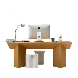 定制纸板桌创新设计折叠纸板桌架
