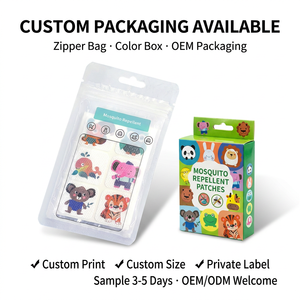 HLKODM Adesivo Antizanzare per Bambini con Design Personalizzato a Forma di Animale, Protezione di 72 Ore, Non Tossico, per Marchi Globali di <span class=keywords><strong>Salute</strong></span> <span class=keywords><strong>e</strong></span> <span class=keywords><strong>Benessere</strong></span> - Product Image 3