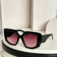 Lunettes de soleil tendance unisexes Polygon White Square Full Rim avec verres dégradés, protection UV400 pour une utilisation en extérieur