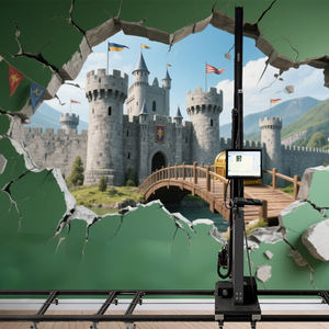 Innov 3.5 מדפסת קיר דיו אוטומטית עם dx710 ראש 1440x2880Dpi עבור רזולוציית קיר אנכי חדש - Product Image 3