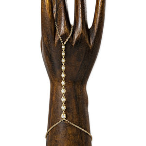 Gemnel Bracelet en argent 925 avec diamant gradué Zircon gradué Bijoux de main élégants faits à la main - Product Image 1