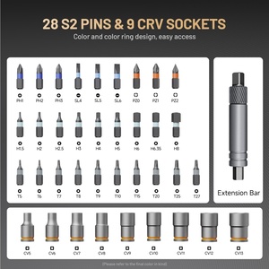 Multi-functional 40-in-1 Professional <strong>Ratchet</strong> Screwdriver <strong>Wrench</strong> 180 Swivel Head 45-Tooth <strong>Ratchet</strong> 8 Combination Modes DIY OEMODM - Product Image 5