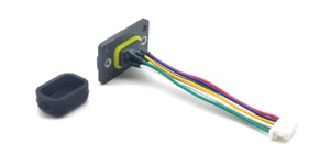 ซ็อกเก็ตชนิดบัดกรีเข้ารหัสตัวเชื่อมต่อเซอร์โวมอเตอร์7P - Product Image 3